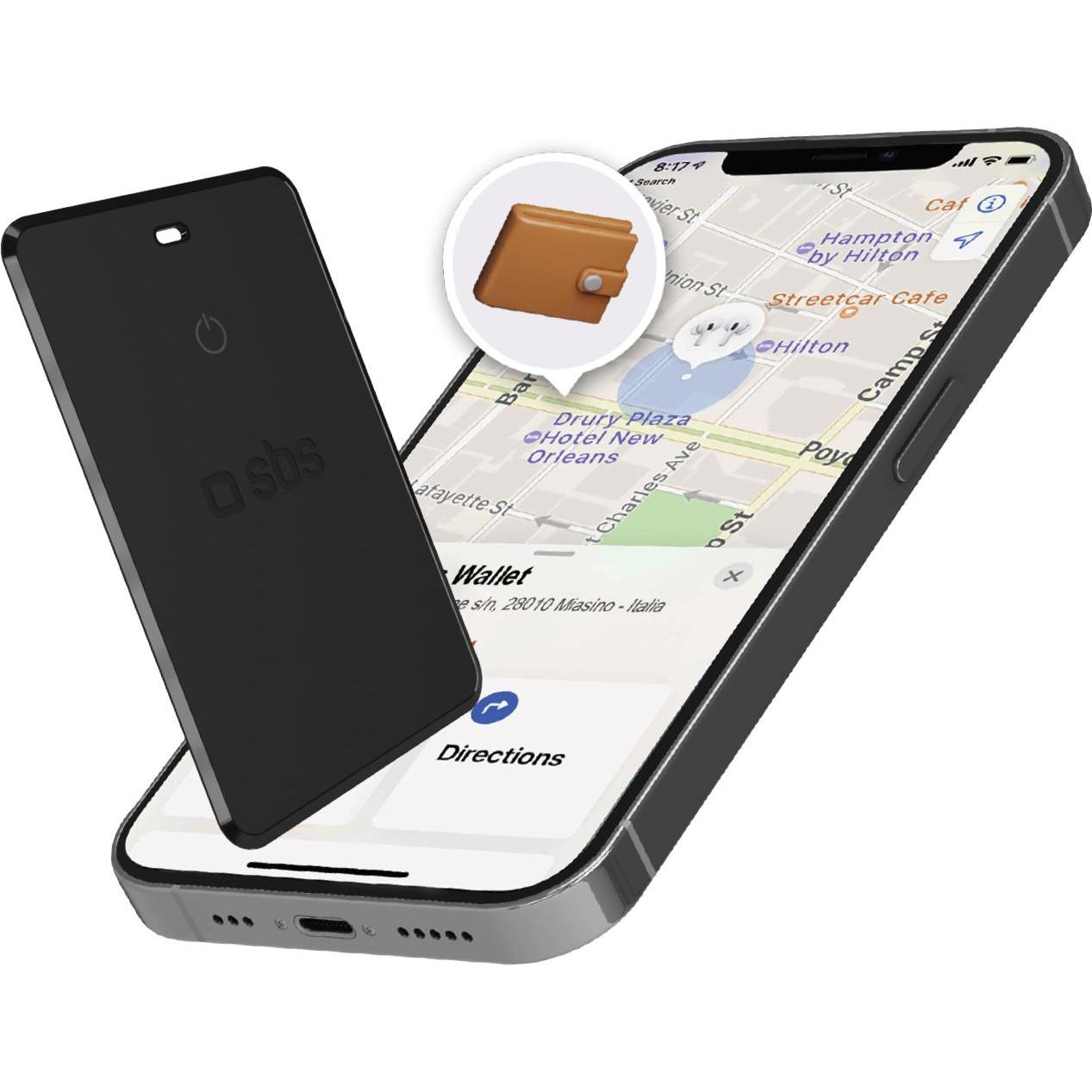 SBS Tracker, Localizzatore GPS, Nero