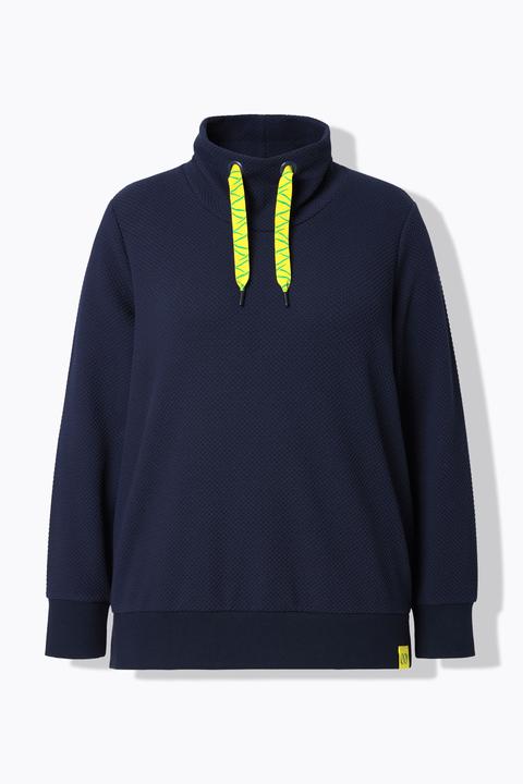 Produktbild Laurasøn Sweatshirt mit hohen Kragen, Langarm, Jaquard Ware (48)