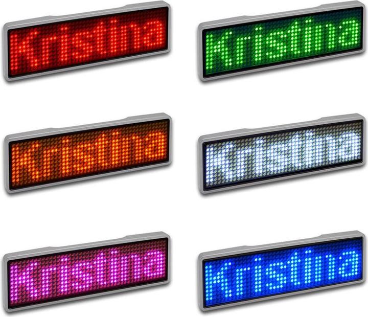 Actual product image No Name LED nameplate 11 x 44 pixel, USB (Electronics kit)