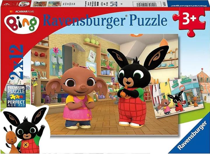Produktbild Ravensburger 2 12 Piece Puzzles - Bing B (12 Teile)