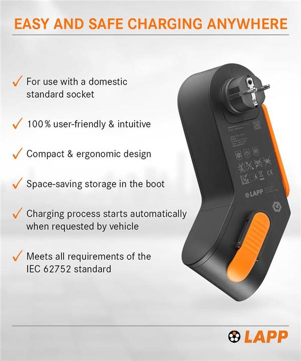 Actual product image Lapp Mobility Mobility Dock (Type 2, 2.30 kW, 10 A, Type 2)