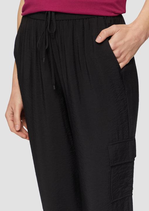 Image du produit S.Oliver Hose Jogpants aus strukturierter Viskose mit Cargotasche (36)