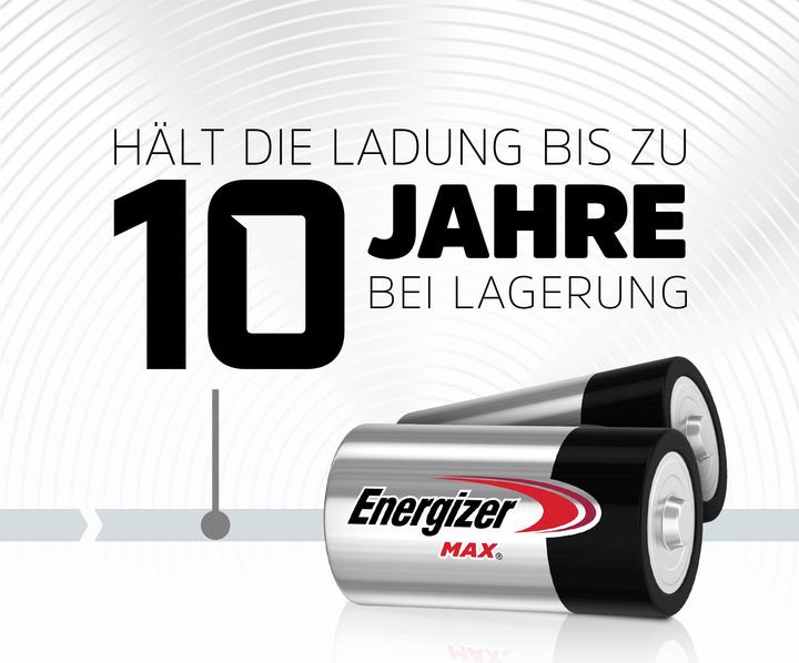 Actual product image Energizer Max Alkaline (2 pcs., C, 8000 mAh)