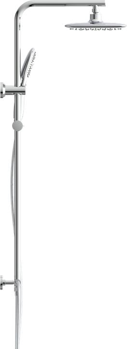 Schütte Regendusche MADEIRA Überkopfbrause-Set Chrom/Weiss Duschsystem Regenbrause 60690