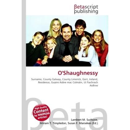 O'Shaughnessy, Fachbücher