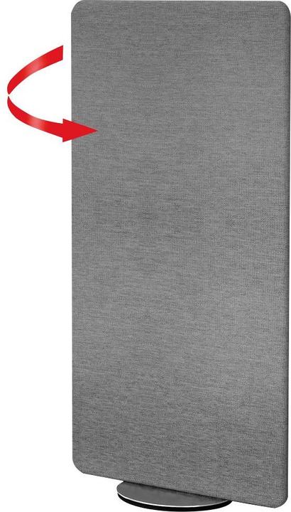 Immagine prodotto Kerkmann Parete mobile, ruotabile, alt. x largh. x prof. 1700 x 800 x 400 mm, grigio. (80 x 170 x 40 cm)