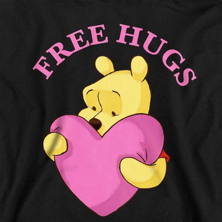 Produktbild Winnie the Pooh Free Hugs Kapuzenpullover meliert Valentinstag (128)