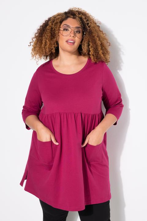 Actual product image Ulla Popken Empire Waist Patch Pocket Knit Tunic (46, 48)