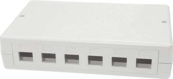 Actual product image Lanview Surface mount box for 6/12 x (Patch panel)