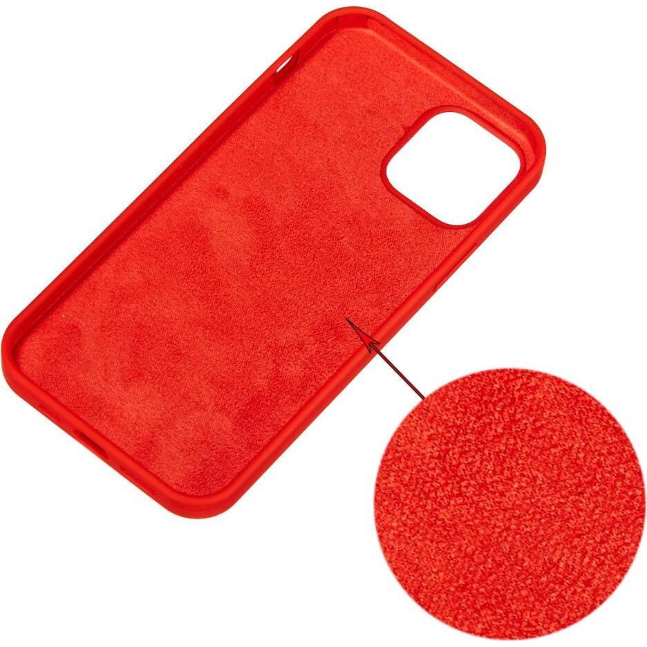 Thumbnail - Cover-Discount iPhone 15 Pro - Silikon Gummi Hülle rot (Apple iPhone 15 Pro), Smartphone Hülle, Rot