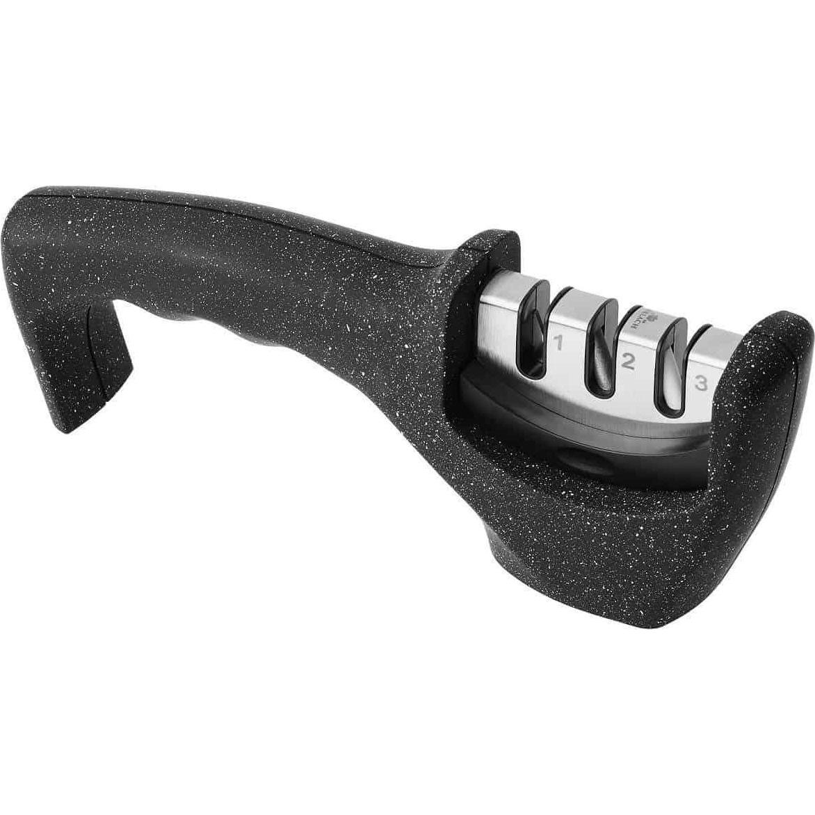 Mondex GRANITEX 3in1 340R Messerschärfer, Küchenmesser, Grau