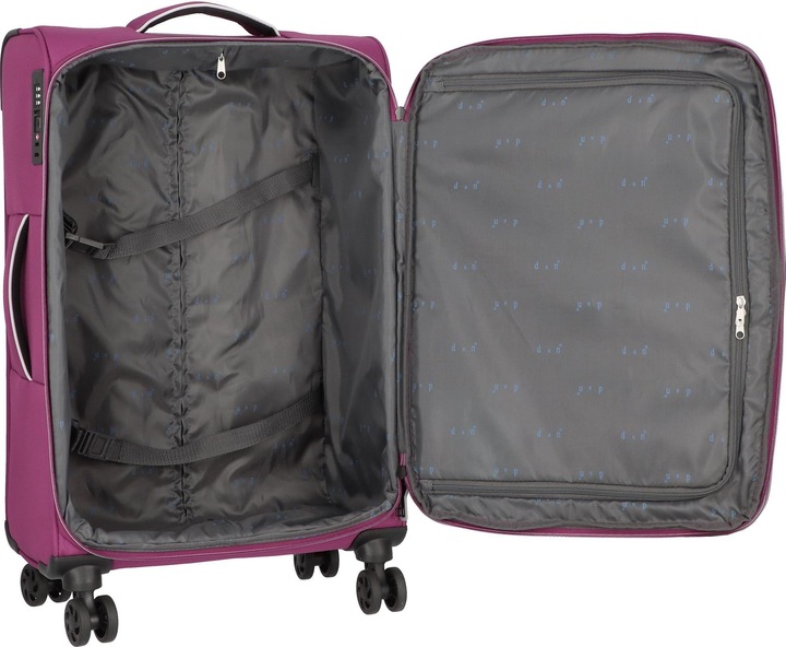 Immagine prodotto D&N Travel Line 9204 Carrello a 4 ruote M 66 cm (65 l, L (90 - 115l))