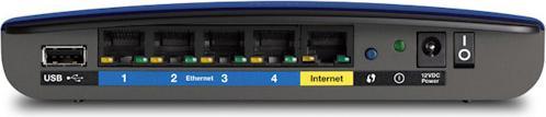 Image du produit Linksys EA3500, Routeur WLAN bibande, 300Mbit/s, Gigabit,USB
