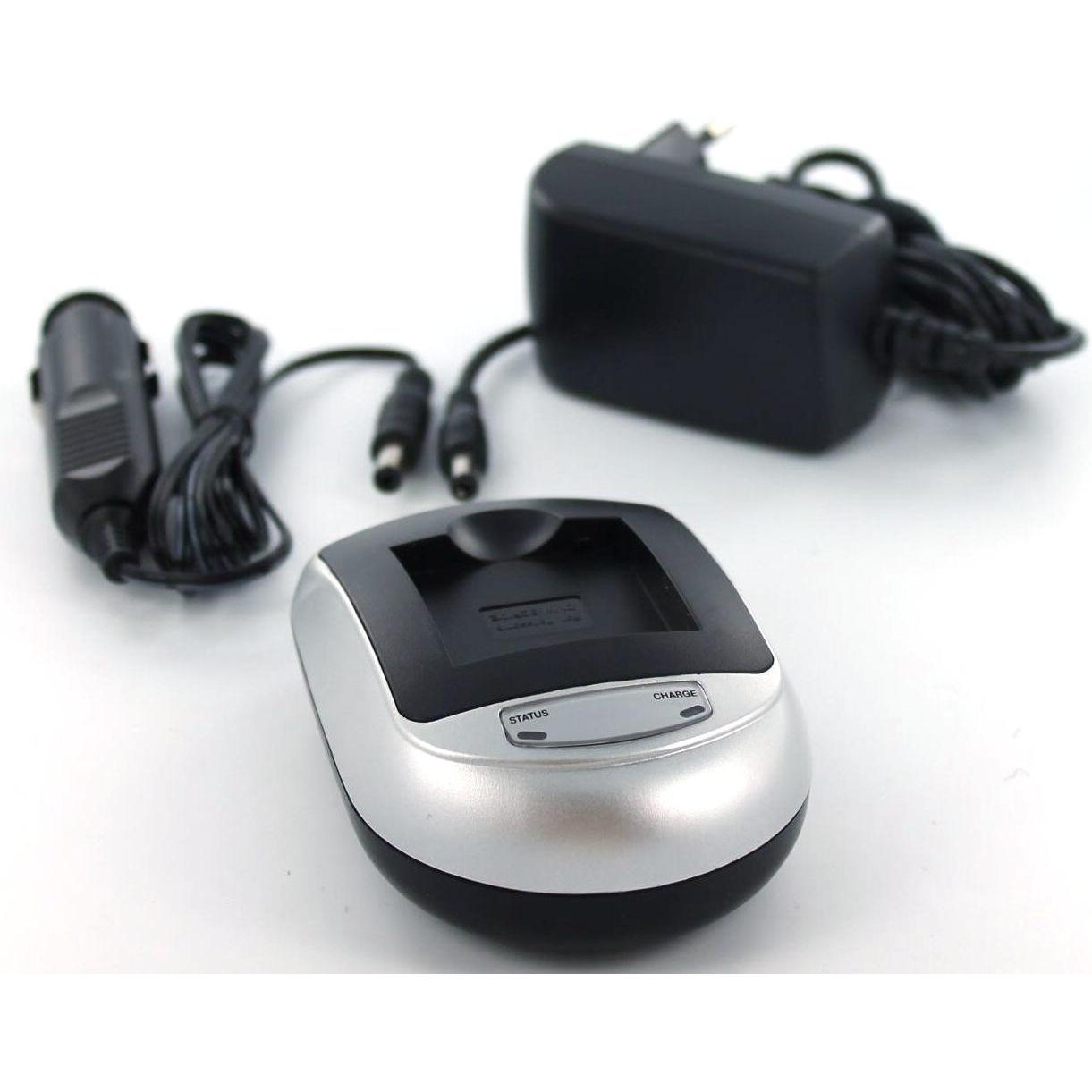 AGI Ladegerät kompatibel mit Panasonic Lumix DMC-FS62 (Ladegerät), Kamera Stromversorgung, Silber