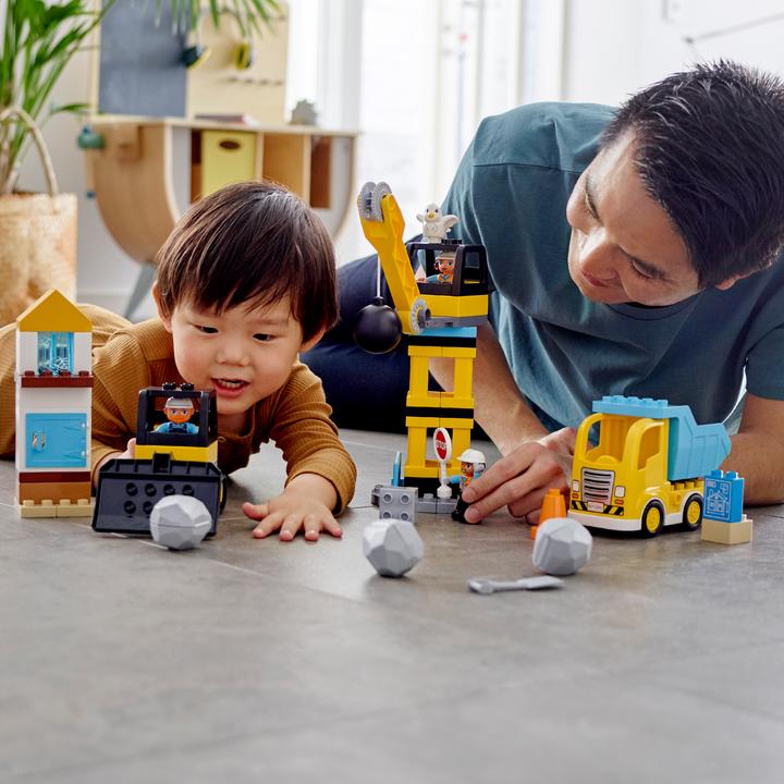 Produktbild LEGO DUPLO Baustelle mit Abrissbirne (10932)
