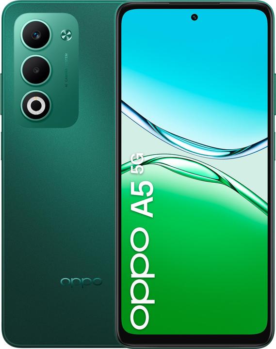 Produktbild OPPO A5 5G (128 GB, Aurora Green, 6.67", Dual SIM, 4G)