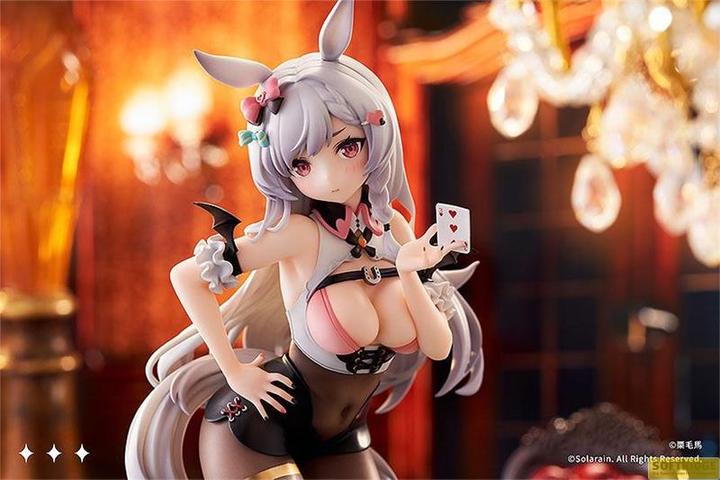 Actual product image Solarain Original Character statuette PVC 1/7 Ashige-chan: Lucky Dealer Ver. 19 cm