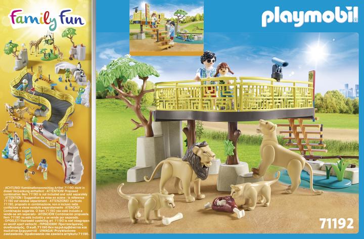Produktbild Playmobil Löwen im Freigehege (71192, Playmobil Family Fun)