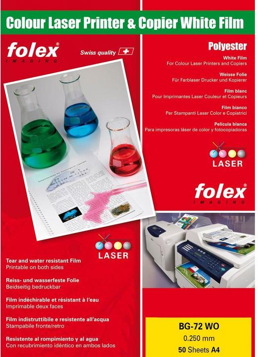 Produktbild Folex A4 0.250mm weiss (A4)