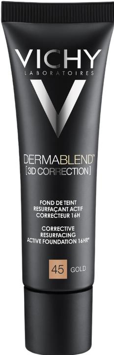 Actual product image Vichy Dermablend (3D Correction) Skin Imperfections Optically Correcting Make-up (45 Gold)