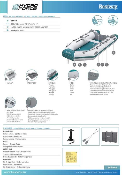 Produktbild Bestway Mirovia Pro (330 cm, 4 Personen)