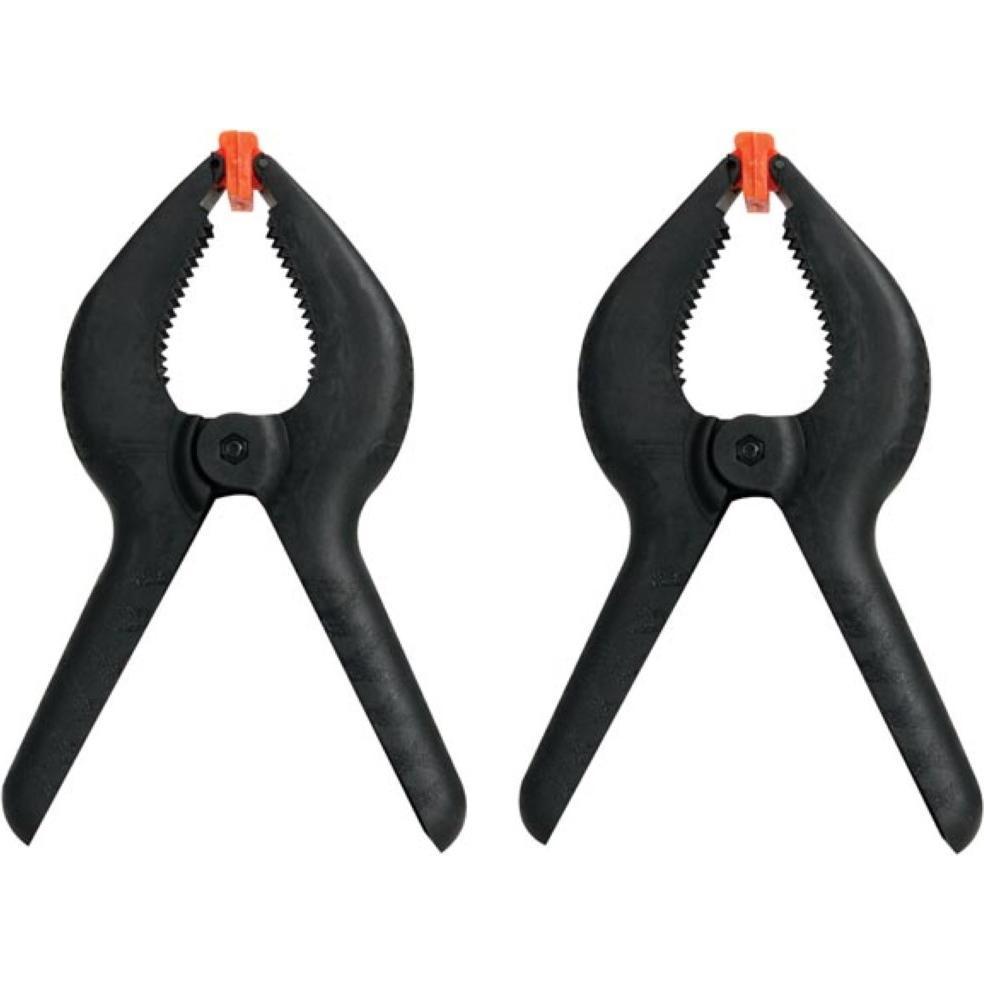 Velleman, Schraubstock + Zwinge, SATZ MIT FEDERZWINGEN - 9" - NYLON - 2 St. (70 mm)