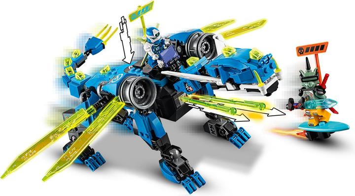 Actual product image LEGO Jay's Cyber-Dragon (71711, LEGO Ninjago)