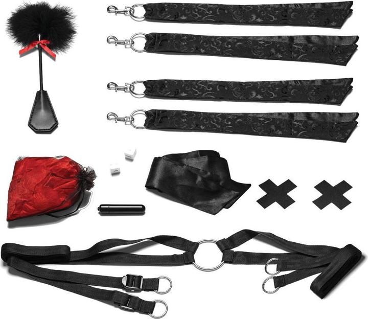 Actual product image Lux Fetish Bedspreaders Night of Romance (6pc)