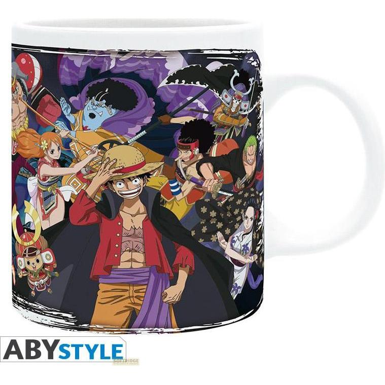 Abystyle Multicolore Tazza One Piece 320Ml Subli : Wano Raid, Tazze,