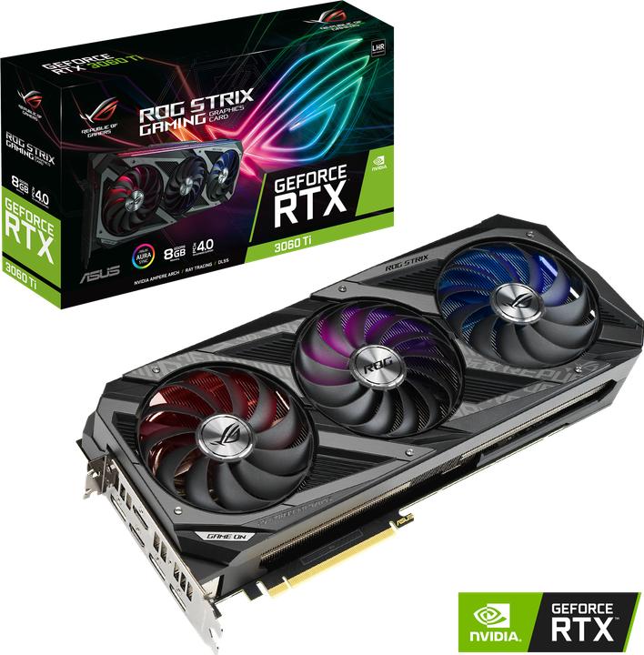 Produktbild ASUS GeForce ROG STRIX RTX 3060 Ti 8G V2 GAMING LHR (8 GB)