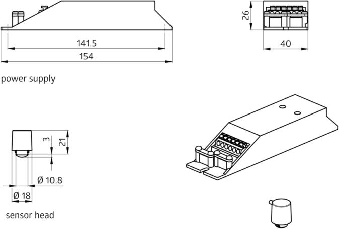 Actual product image BEG 92917 Presence detector PD9-DIGI-EN white (1.50 m)