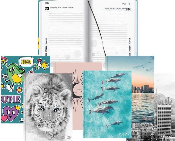 Image du produit Biella Schüleragenda mydiary (12 x 16,5 cm, Allemand, Anglais, Italien)