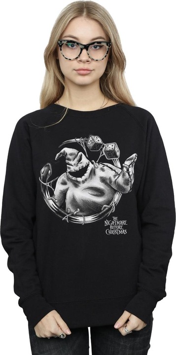 Immagine prodotto Disney Nightmare Before Christmas Ooogie Boogie Mono Felpa Donna (L)