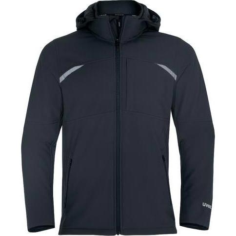 Uvex Safety, Arbeitsjacke, Softshelljacke uvex suXXeed craft schwarz, graphit M (M)