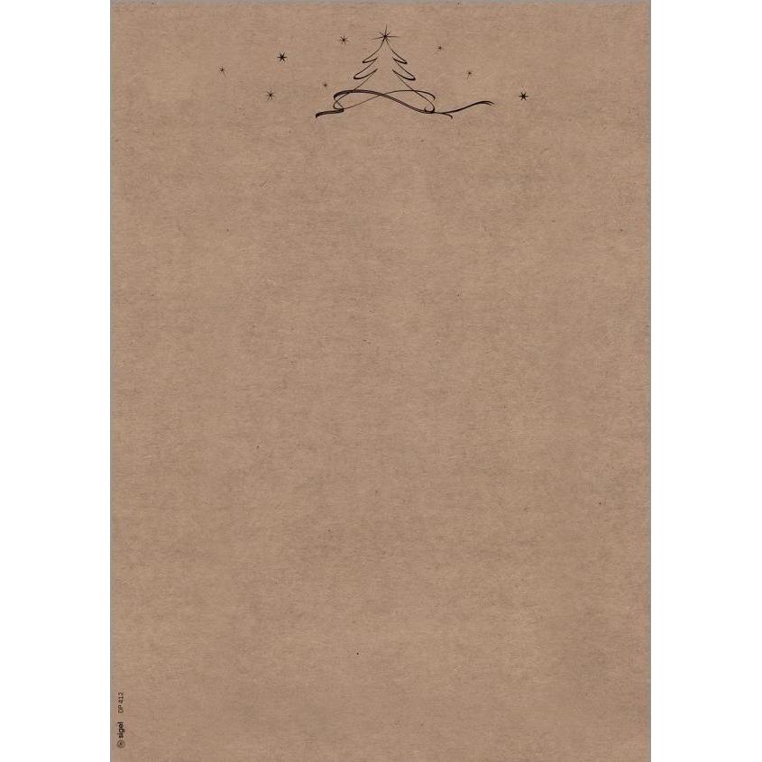 Sigel, Kopierpapier, Weihnachtsbriefpapier Christmas Tree Motiv DIN A4 100 g/qm 100 Blatt (100 g/m², A4)