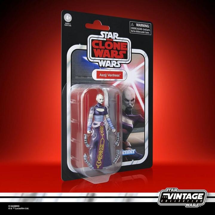Produktbild Hasbro Star Wars: The Clone Wars Vintage Collection Actionfigur Asajj Ventress 10 cm