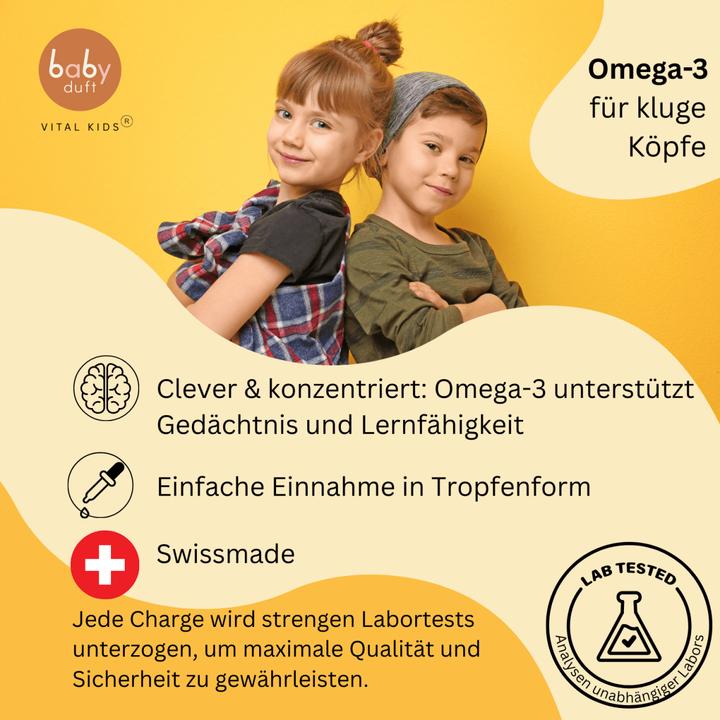 Actual product image Babyduft Omega-3 Tropfen, vegan, ab 5 Monate (1 Piece, Droplet)