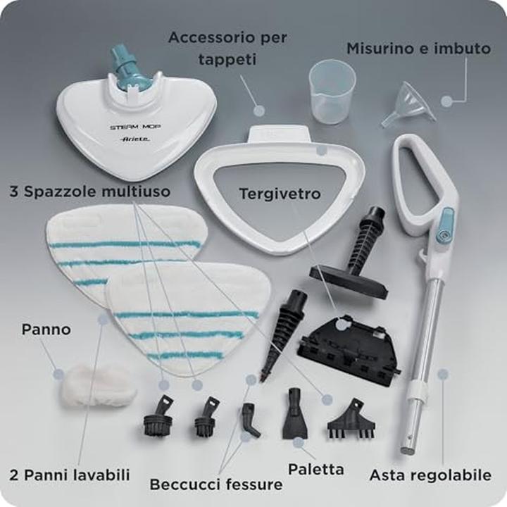 Actual product image Ariete 4164 Steam cleaner 10 in 1 (5 bar, 1500 W)