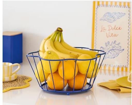 Actual product image Zeller Present Fruchtschale Metall 30x27x14 cm