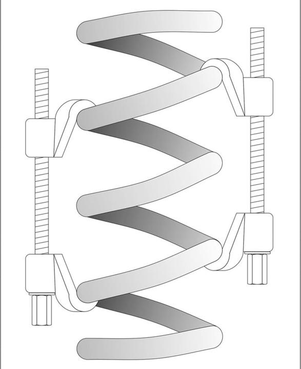 Actual product image Yato COAL SPRING COMPRESSOR 82x370MM 2PCS