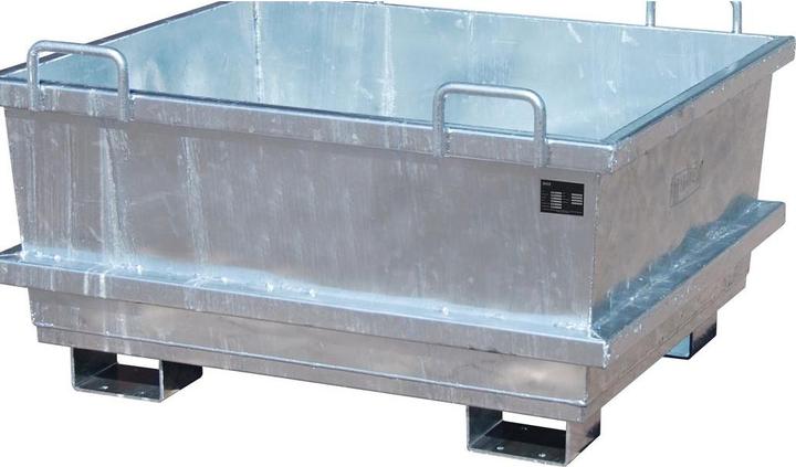 Produktbild eurokraft pro Universalcontainer, Volumen 0,5 m³, feuerverzinkt (500 l)