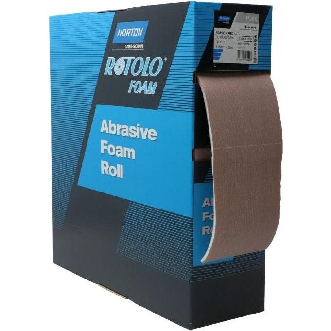 Norton Clipper, Abrasivi, Clipper 63642557612 Schleifrolle soft-touch 115x25M A275 NOR P600 F03