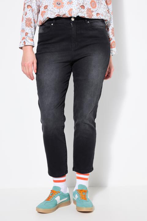 Produktbild Studio Untold Mom-Jeans, Black Denim, 5-Pocket (58)