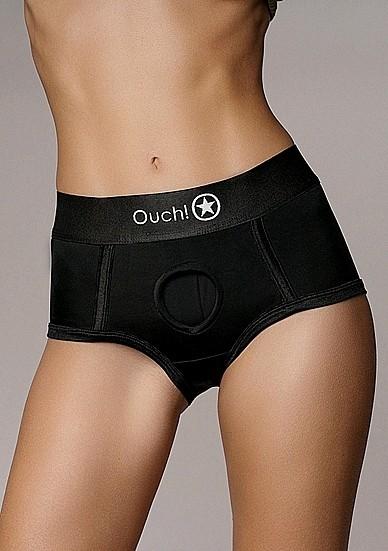 Actual product image Ouch! Vibrating Strap-on Brief - XS/S