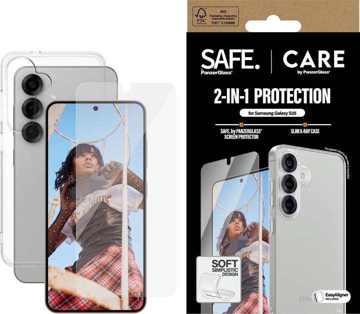 Produktbild PanzerGlass CARE by ® Fashion 2-in-1 Set Samsung Galaxy S 2025 (1 Stk., Samsung Galaxy S25)