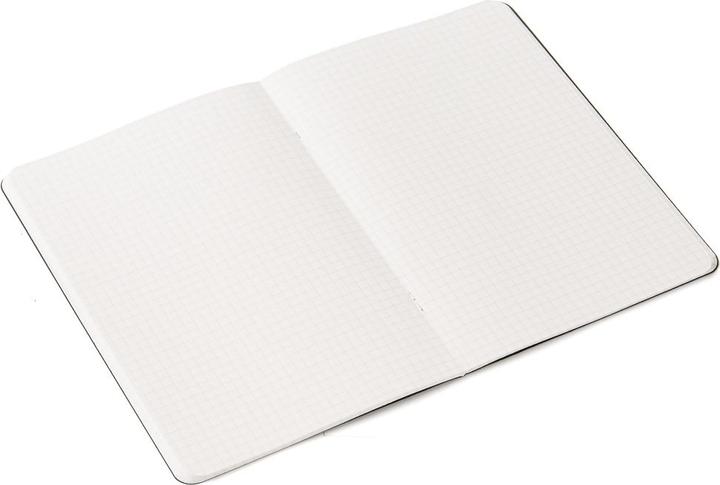 Actual product image Fabriano EcoQua Nero (A5, Checked, Soft cover)