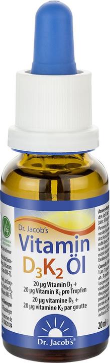 Produktbild Dr. Jacob's Vitamin D3 K2 (1 Stk., Öl, 20 ml)