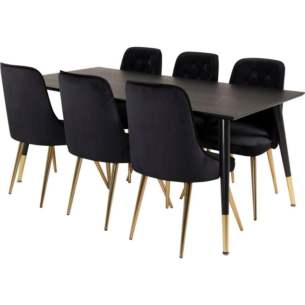 Thumbnail - Ebuy24, Esstisch, Essgruppe Dipp 62 (7-teilig) (90 x 90 x 75 cm)