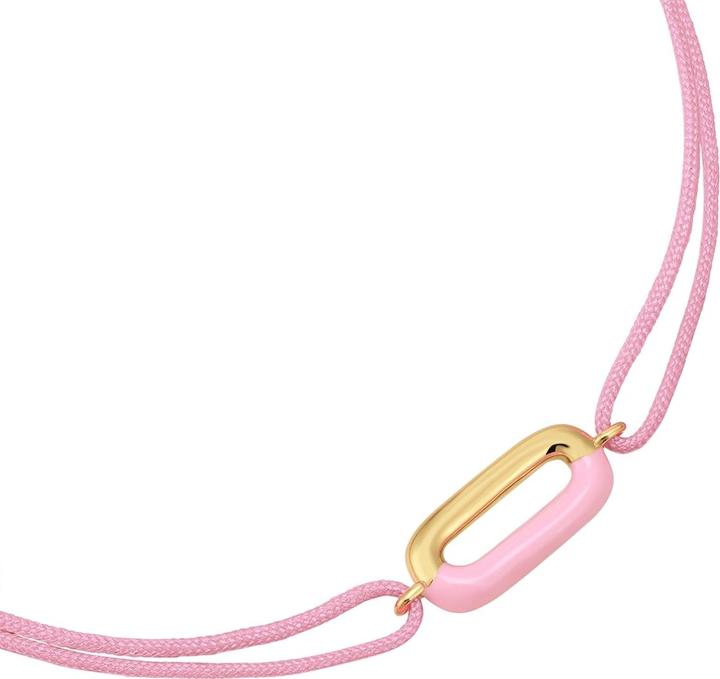 Immagine prodotto Glanzstücke München Bracciale da donna - 37294 (22 cm, Argento, Tessuto, Smalto)