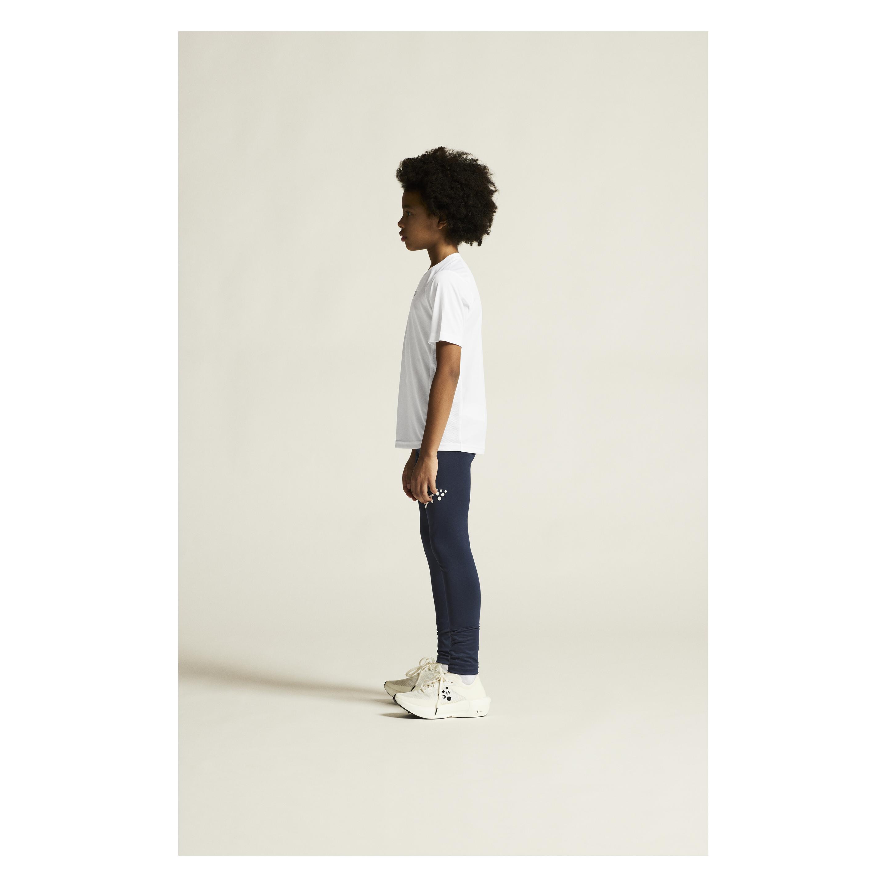 Craft, Mädchen, Sportshirt, Rush 2.0 Ss Tee Jr (134, 140), Weiss, 134, 140